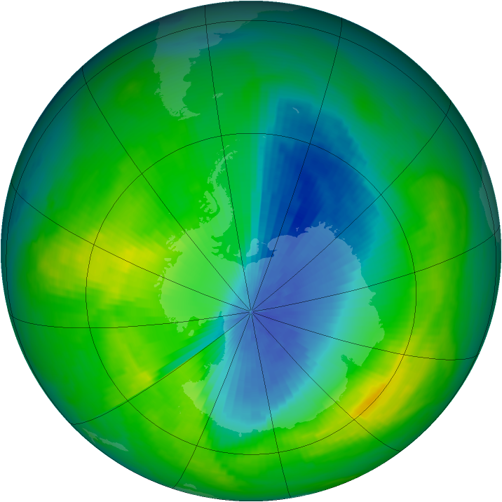 Ozone Map 1984-11-04